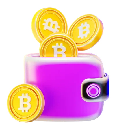 Bitcoin Wallet  3D Icon