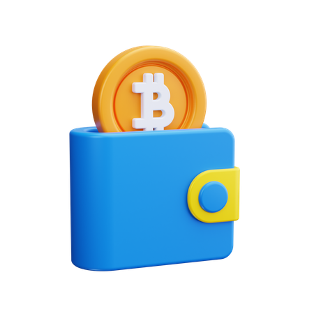 Bitcoin Wallet  3D Icon