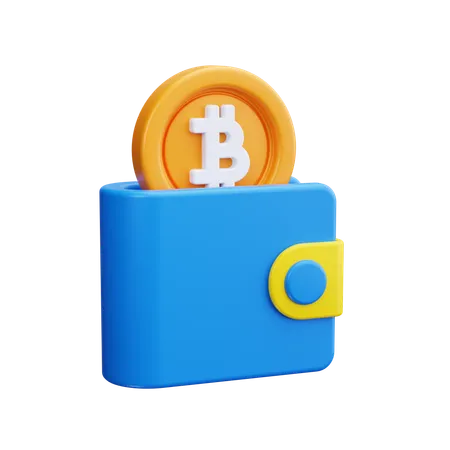 Bitcoin Wallet  3D Icon