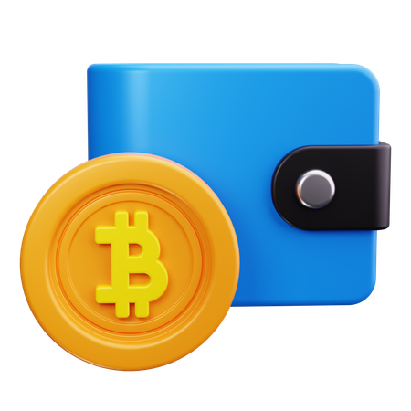 Bitcoin Wallet  3D Icon