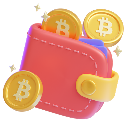 Bitcoin Wallet  3D Icon