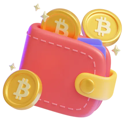 Bitcoin Wallet  3D Icon