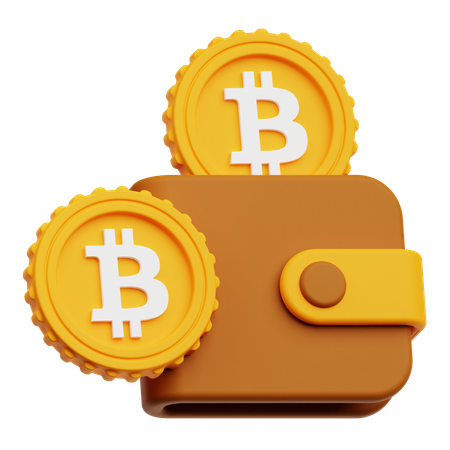 Bitcoin Wallet  3D Icon