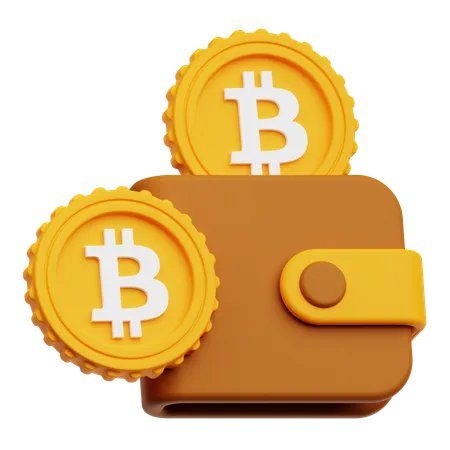 Bitcoin Wallet  3D Icon