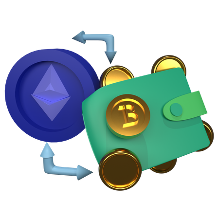 Bitcoin Wallet  3D Icon