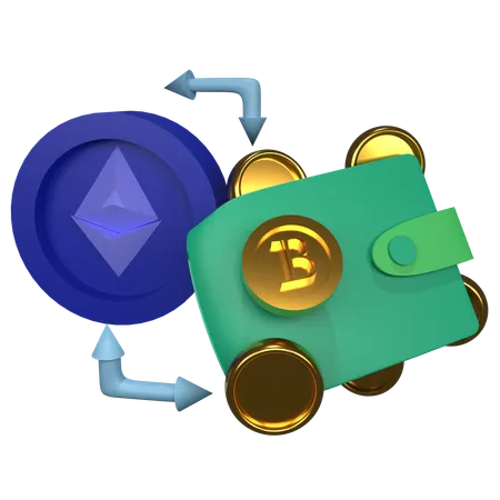 Bitcoin Wallet  3D Icon