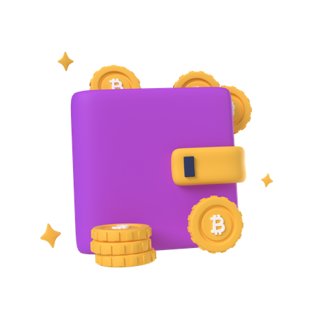 Bitcoin Wallet  3D Icon