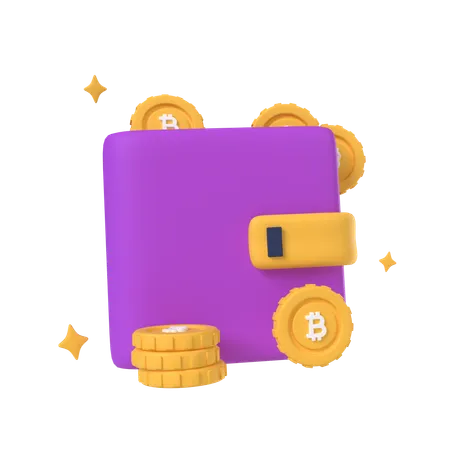 Bitcoin Wallet  3D Icon