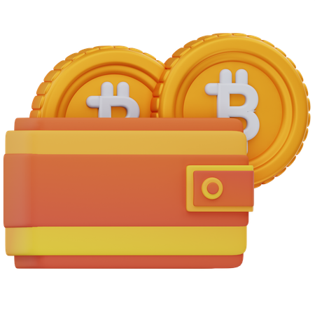 Bitcoin Wallet  3D Icon