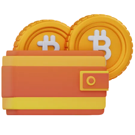 Bitcoin Wallet  3D Icon