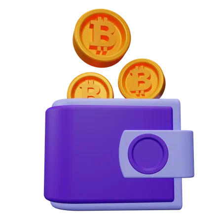 Bitcoin Wallet  3D Icon