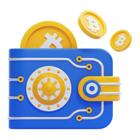 Bitcoin Wallet  3D Icon