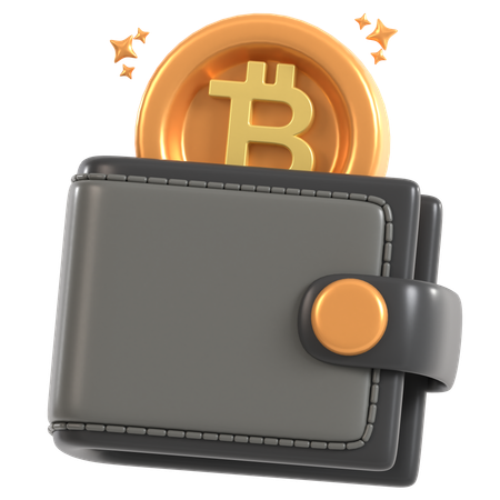 Bitcoin Wallet  3D Icon