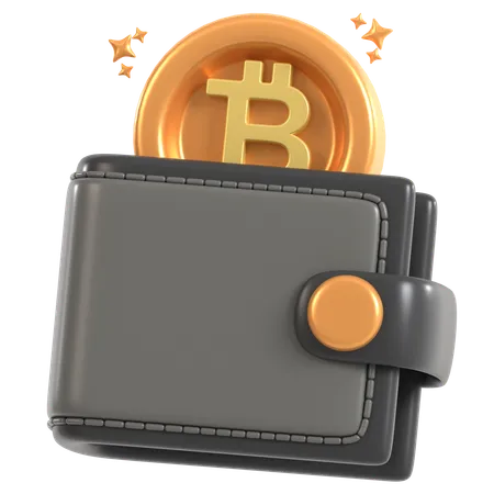 Bitcoin Wallet  3D Icon