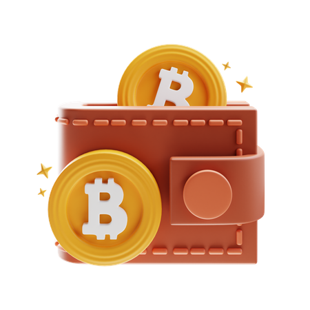 Bitcoin Wallet  3D Icon