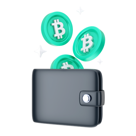 Bitcoin Wallet  3D Icon