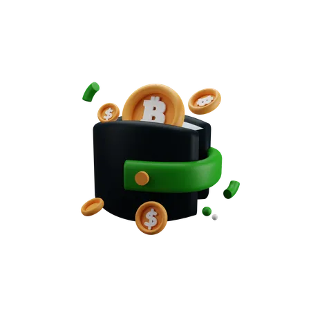 Bitcoin Wallet  3D Icon