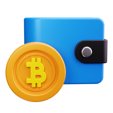 Bitcoin Wallet  3D Icon