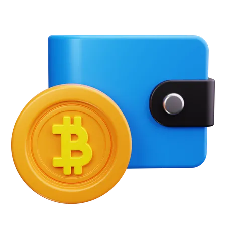 Bitcoin Wallet  3D Icon