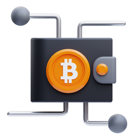 Bitcoin Wallet  3D Icon