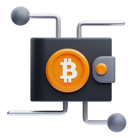 Bitcoin Wallet  3D Icon