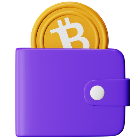 Bitcoin Wallet  3D Icon