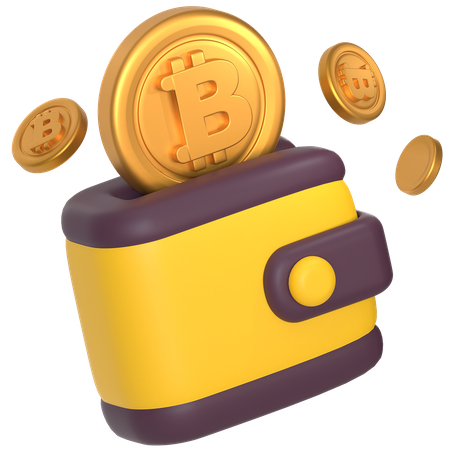 Bitcoin Wallet  3D Icon