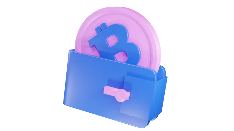 Bitcoin Wallet  3D Icon