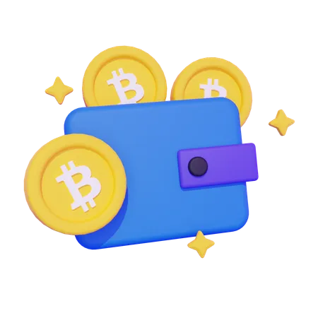 Bitcoin Wallet  3D Icon