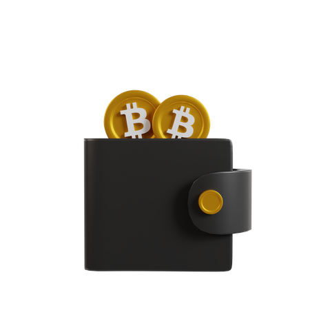 Bitcoin Wallet  3D Icon