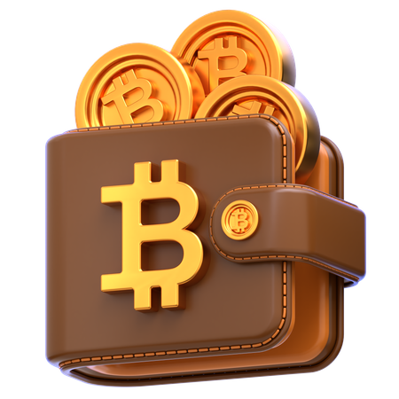 Bitcoin Wallet  3D Icon