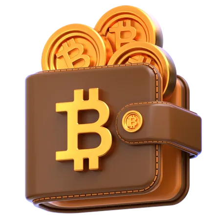 Bitcoin Wallet  3D Icon