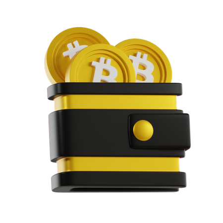 Bitcoin Wallet  3D Icon