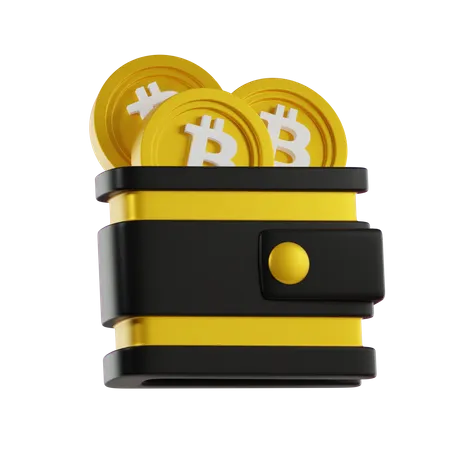 Bitcoin Wallet  3D Icon