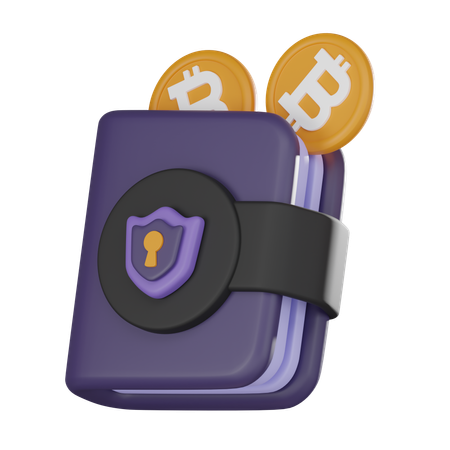 Bitcoin Wallet  3D Icon