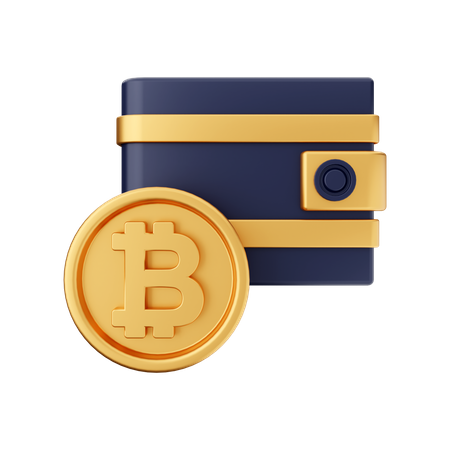 Bitcoin Wallet  3D Icon