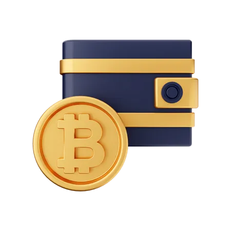 Bitcoin Wallet  3D Icon