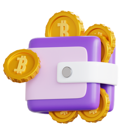 Bitcoin Wallet  3D Icon