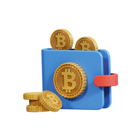 Bitcoin Wallet  3D Icon