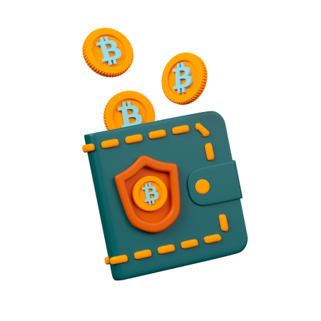 Bitcoin Wallet  3D Icon