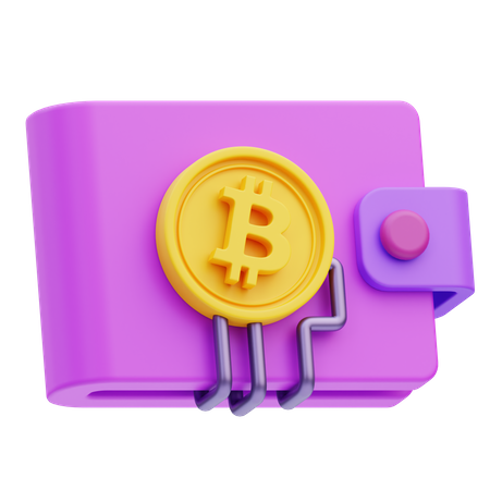 Bitcoin Wallet  3D Icon