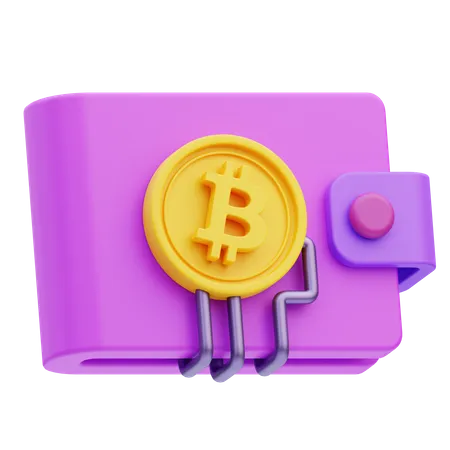 Bitcoin Wallet  3D Icon