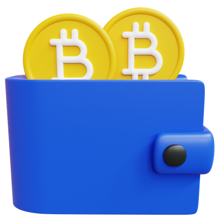 Bitcoin Wallet  3D Icon