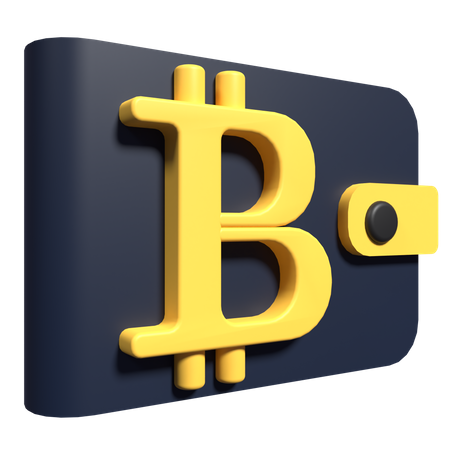 Bitcoin Wallet  3D Icon