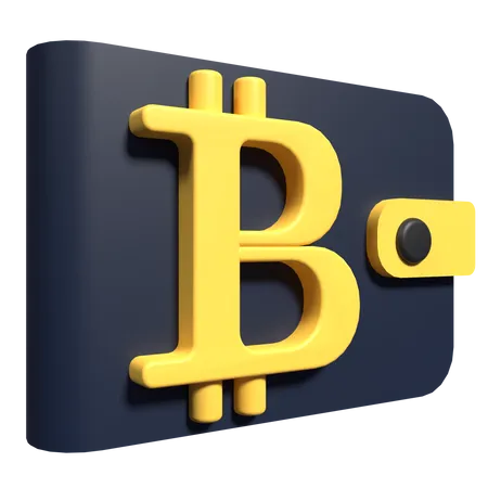 Bitcoin Wallet  3D Icon