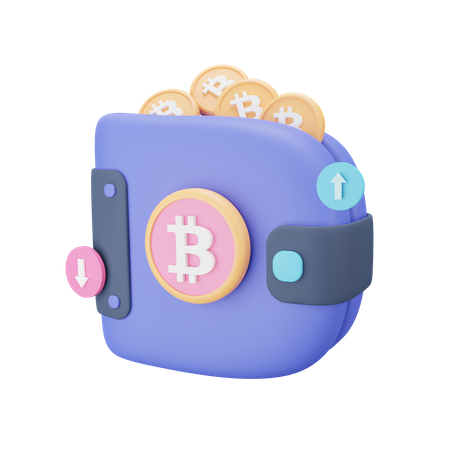 Bitcoin Wallet  3D Icon
