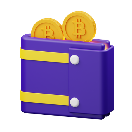 Bitcoin Wallet  3D Icon