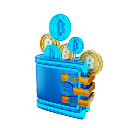 Bitcoin Wallet  3D Icon