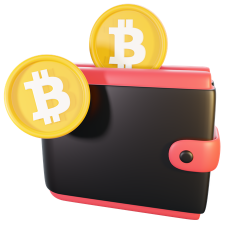 Bitcoin Wallet  3D Icon