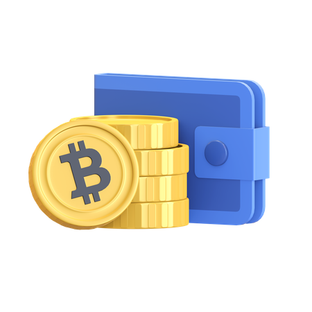 Bitcoin Wallet  3D Icon